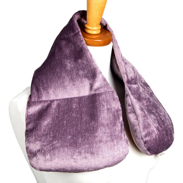 Kozi Décolleté Neck Wrap - Amethyst Velour