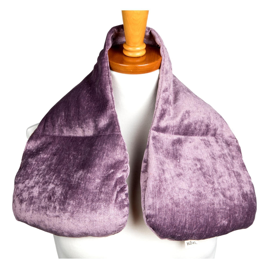 Kozi Décolleté Neck Wrap - Amethyst Velour